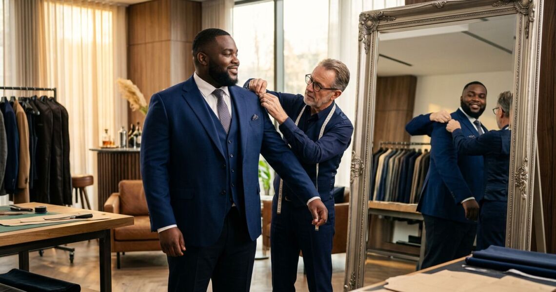 Costume grande taille : l'habit ne fait pas le poids face aux coupes inadaptées